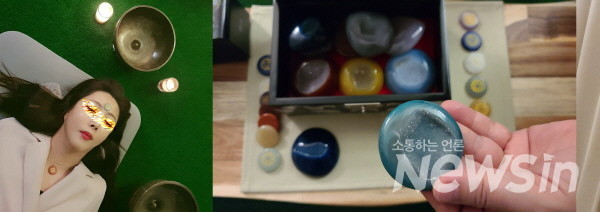 힐러스톤으로 체험하는 여성 체험자