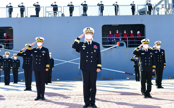 2020 해군 순항훈련전단 출항 / 사진 제공=[대한민국해군]