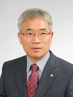 한국소방시설협회 제4대 회장 선거에 출마한 기호 1번 진종신 후보.
