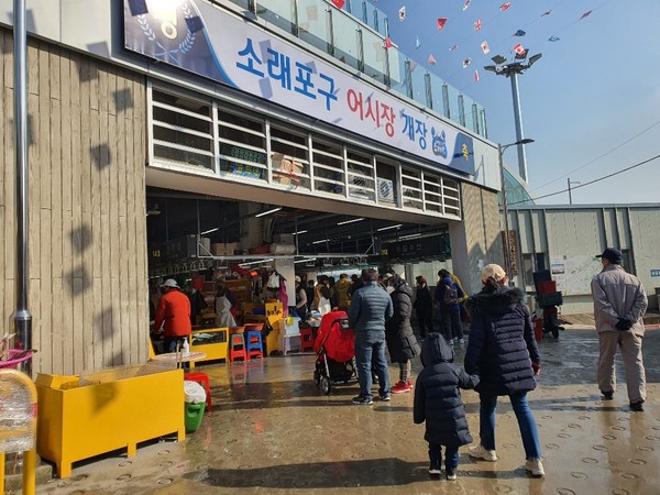 정부가 사회적 거리두기 2.5단계를 설 연휴까지 2주 연장하기로 발표한 31일 오후 인천 남동구 소래포구에는 시민들로 북적이고 있다. 2021.01.31