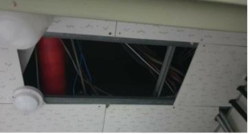 00주민센터 천장텍스 탈착으로 인한 석면비산