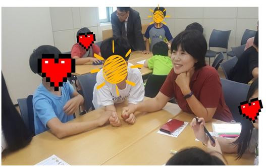 2019년 50+사랑의 실천 봉사단과 함께 한 친해지기 게임 활동