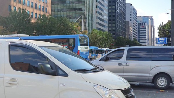 종로 시내 도로 2021.03.17