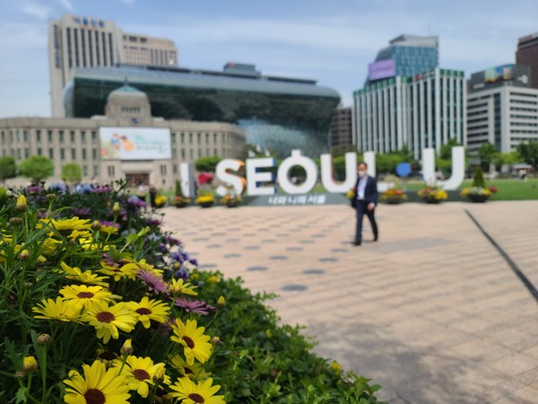 서울시청 광장 앞 / 사진=[임길섭]