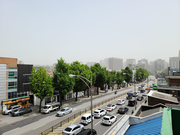 서울시내 미세먼지 높음.2021.05.07 / 사진=[황보병조]
