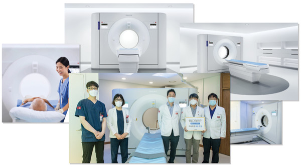 ▲H+ 양지병원이 최첨단 CT(전산화단층촬영 장치) 의료장비인 ‘필립스 6000iCT 프리미엄’을 도입했다. (사진 제공=H+ 양지병원)