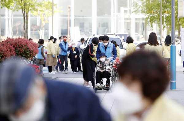 광주광역시 북구 코로나19 예방접종센터 현장 지원 자원봉사활동