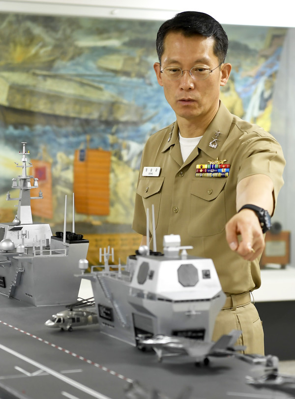 해군본부 기획관리참모부장 정승균 제독.