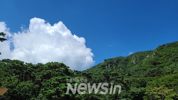 한라산 영실기암. (사진=정경호 기자)
