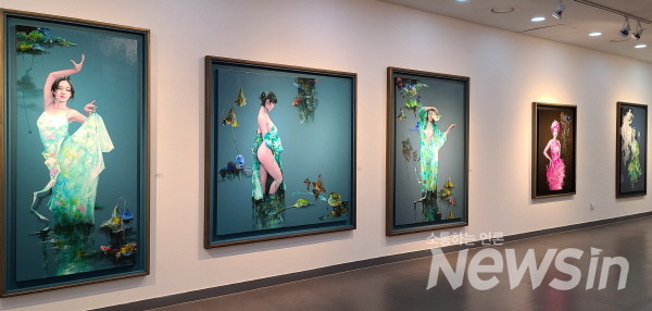 류영도 작품, 구서 - 물빛에 담다 (사진=정경호 기자)