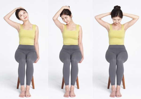 [사진설명] 끄덕끄덕 스트레칭