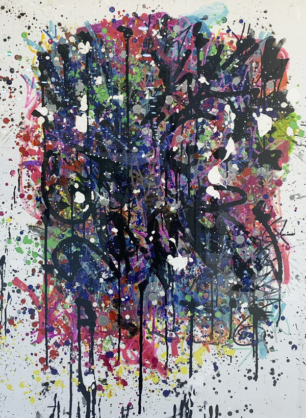 존 원 (Jonone) Untitled, 75x100cm, Acrlic on canvas, 2015
