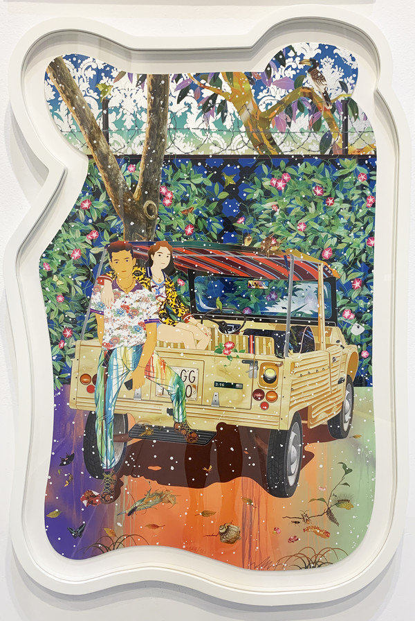 토모카즈 마츠야마, 20DOLLAR COLD HEART 2021, 100x68.5cm