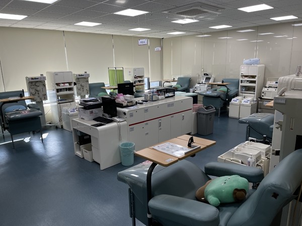 [사진설명] 텅 빈 헌혈의집 군산센터