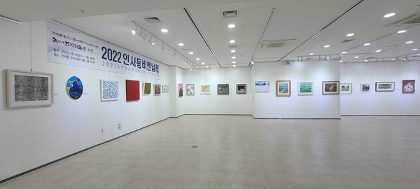 2022 인사동 비엔날레에 전시된 작품 (사진 = 정경호 기자)