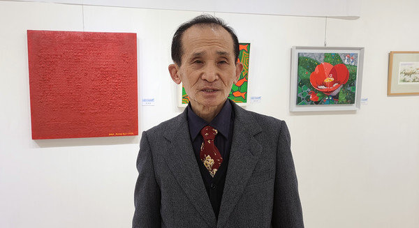 2022 인사동 비엔날레 한국화 권의철 공동회장 (사진 = 정경호 기자)