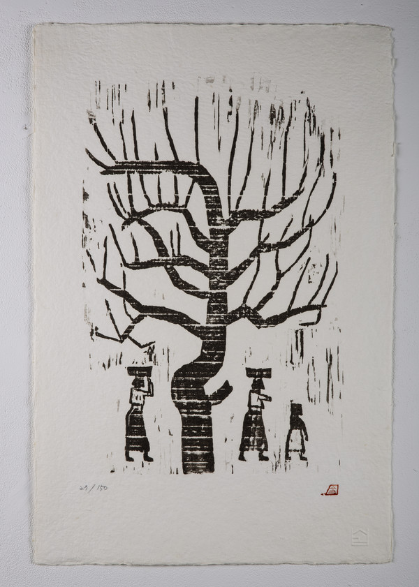 나무와여인, 스틸 에폭시 판 1판1색,29x48, 2012