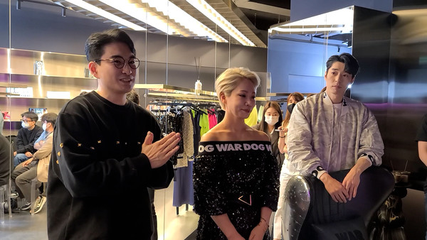 왼쪽부터 워독 김성훈 CMO, 희라 원 대표, 서지석 배우 (사진 = 정경호 기자)