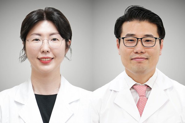 의정부을지대학교병원 신장내과 고현이(왼쪽), 이성우 교수.