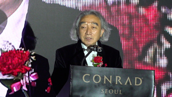 예술의전당 고학찬 전 대표가 축사를 하고 있다 (사진 = 정경호 기자)