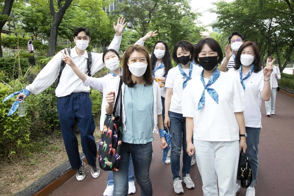 한국로슈진단·한국로슈, 어린이를 위한 걷기대회 개최