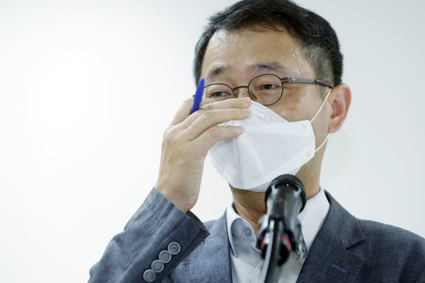 송옥렬 공정거래위원장 후보자가 5일 서울 중구 대한상공회의소에서 기자간담회를 열고 정책 방향 등을 설명하고 있다. 2022.07.05 / 사진=[뉴시스]