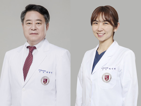 소아청소년과 최병민 교수(왼쪽)와 최진화 교수.