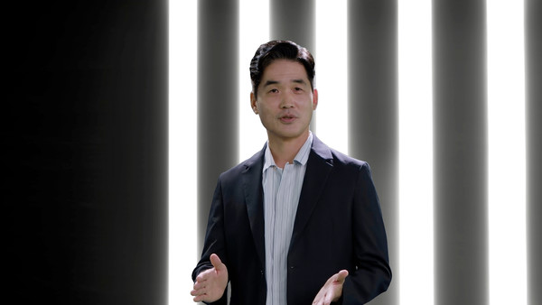 제6회 삼성 보안 기술 포럼에서 승현준 사장이 환영사를 하고 있다.