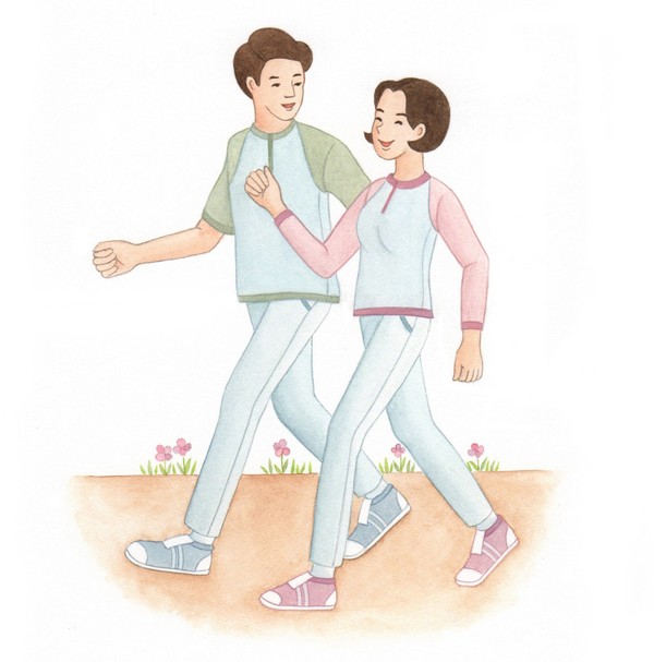 [사진설명] ‘인터벌 걷기’는 혈관벽 탄력을 개선해 치매 예방에 효과적이다.