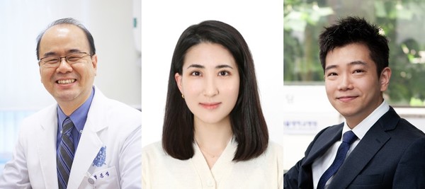 분당서울대병원 정형외과 박문석 교수, 민재정 전임의, 윤기범 박사.
