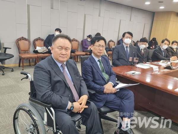 김대중 대통령 탄생 99주년 기념 세미나에 참석한 이상민 국회의원