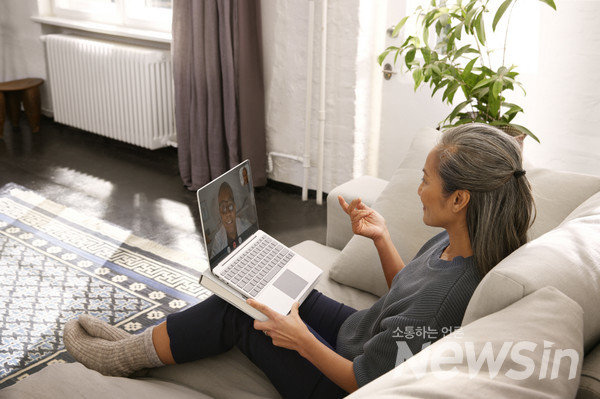 글로벌 환자 모니터링 서비스 이용 모습 (사진제공=오므론헬스케어)