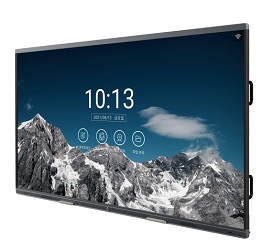 나인솔 전자칠판 86인치 제품사진.