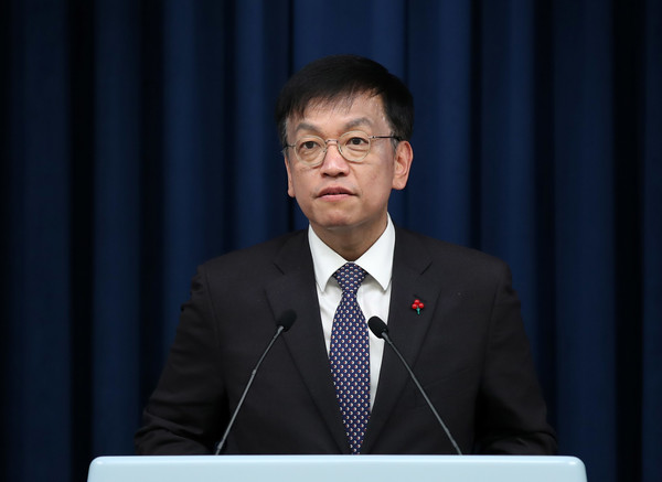 최상목 경제수석이 10일 서울 용산 대통령실 청사에서 윤석열 대통령 UAE·스위스 순방 관련 브리핑을 하고 있다. 2023.01.10 / 사진=[뉴시스]