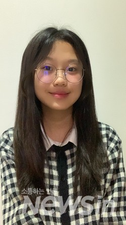 전남 순천 북초등학교 6학년에 재학중인 김지은 학생