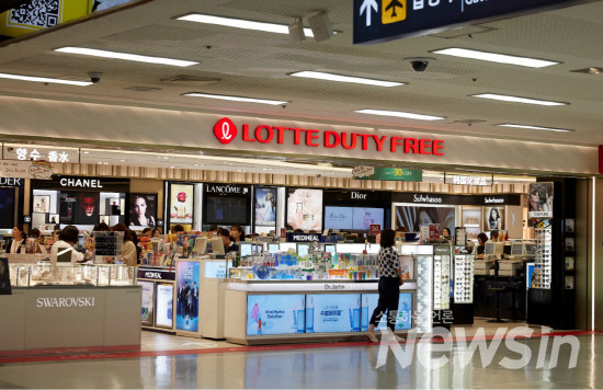 롯데면세점 매장 전경 (사진 팍스경제TV)