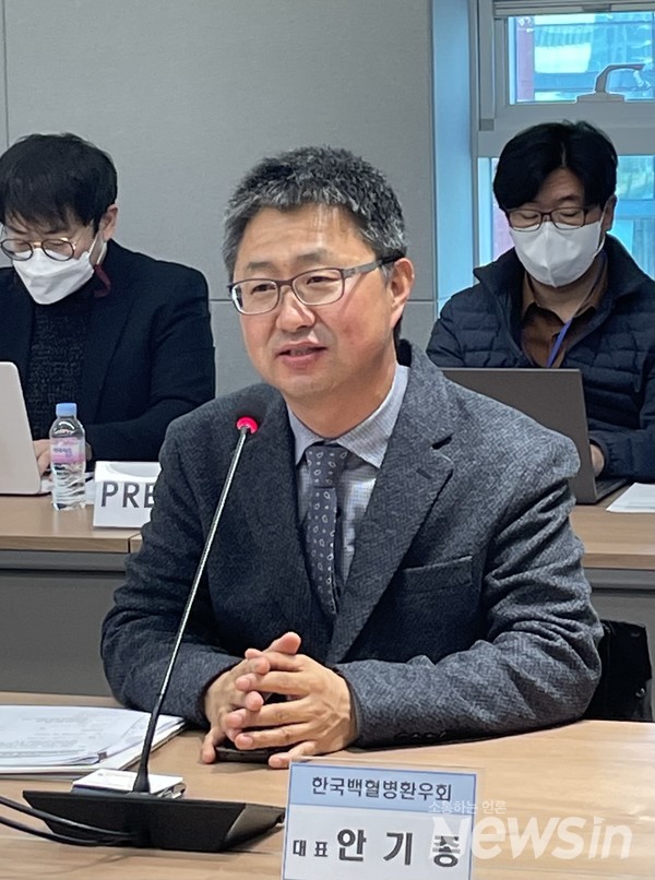 한국백혈병환우회 안기종 대표