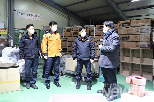 조선호 경기도소방재난본부장, 의정부소방서 현장 방문 간담회