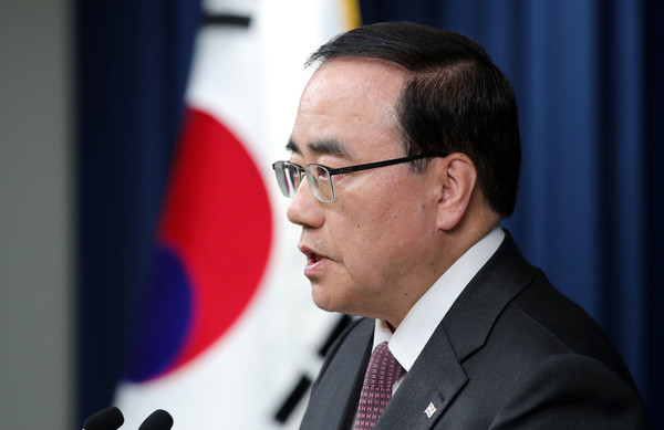 김성한 국가안보실장이 14일 서울 용산 대통령실 청사에서 윤석열 대통령의 1박2일 일본 방문 세부 일정에 대해 브리핑하고 있다. 2023.03.14 / 사진=[뉴시스]