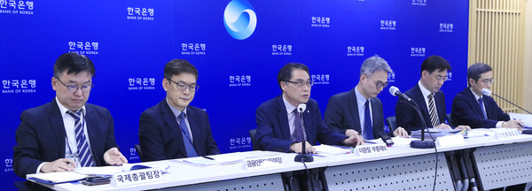 서울 중구 한국은행에서 23일 금융안정 상황(2023년 3월) 설명회가 진행되고 있다.2023.03.23 / 사진=[한국은행 제공]