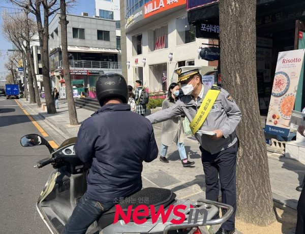 안전한 개인용 이동장치(PM) 이용문화 조성을 위한 民‧官‧警 합동 캠페인(사진제공 한국교통안전공단)