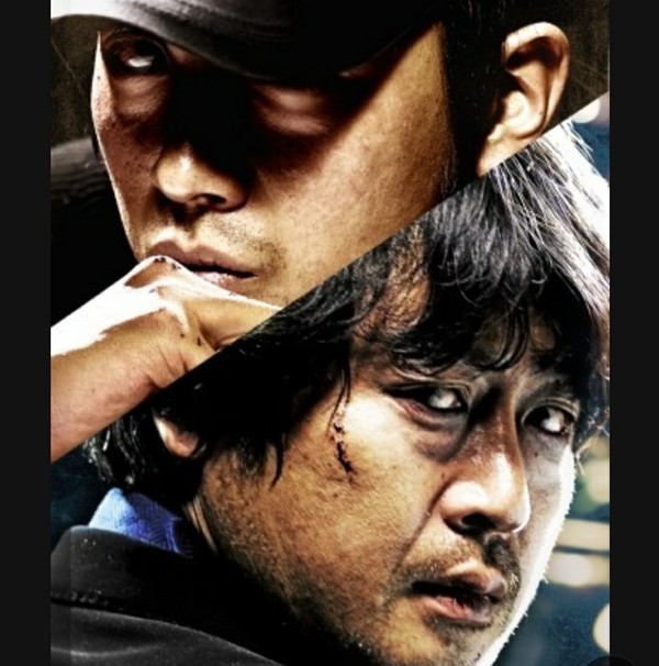 나홍진의 첫번째 장편, '추격자' 공식 포스터.