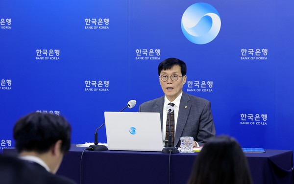 이창용 한국은행 총재가 11일 서울 중구 한국은행에서 열린 통화정책방향 기자간담회에서 발언하고 있다. 2023.04.11 / 사진=[공동사진취재단]