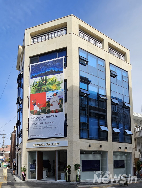 사월(沙月)갤러리 홍대 본점(사진=정경호 기자)