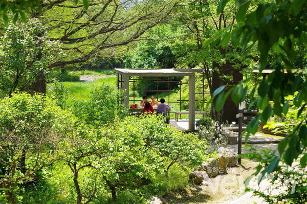 가족들과 함께 여유로운 시간을 갖고 있은 모습이 부럽다 (사진=오병철기자)
