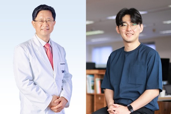 분당서울대병원 정신건강의학과 윤인영 교수(좌), 에이슬립 AI총괄 김대우 박사(우).