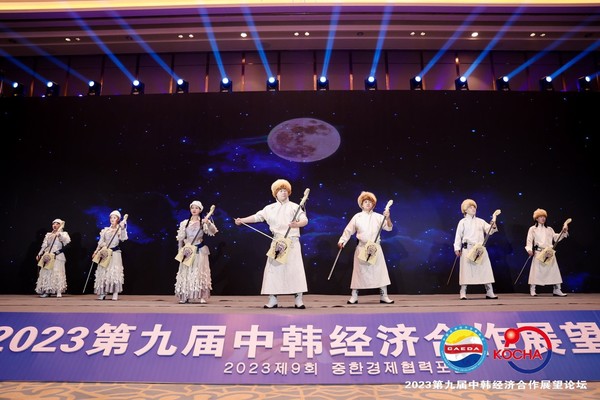 중국팀 축하공연.