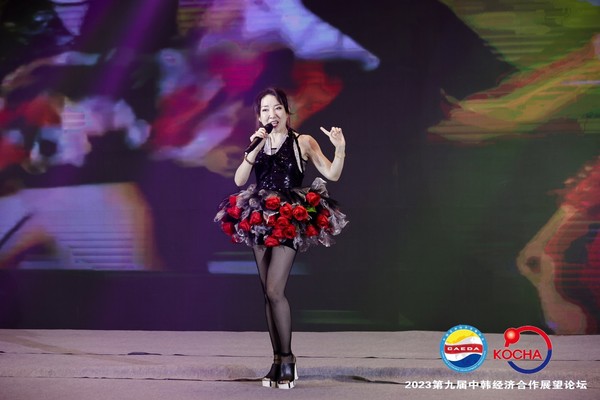 중국팀 축하공연.