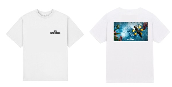 PUBG: 배틀그라운드 이벤트 경품 티셔츠.(사진=크래프톤 제공)