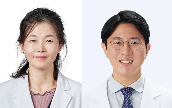 중앙대병원 신경외과 박용숙 교수(왼쪽)와 신경외과 이신헌 교수.